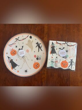 Meri Meri Halloween Plates & Napkins Set NEW